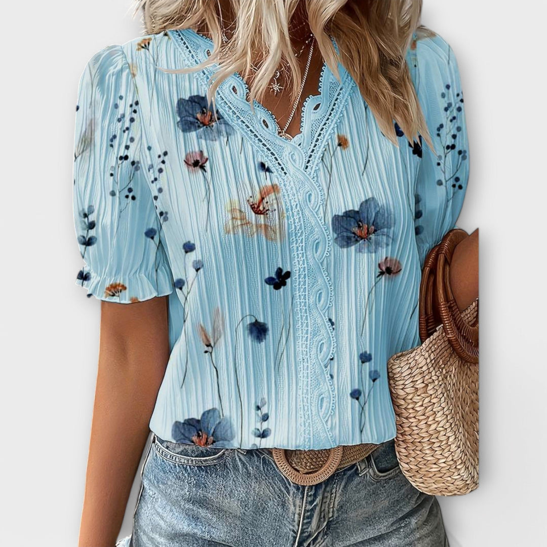Hermina - Bluza s V izrezom