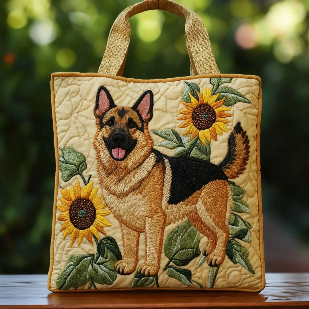 Ručno Rađene Torbe - Njemački Ovčar Floral