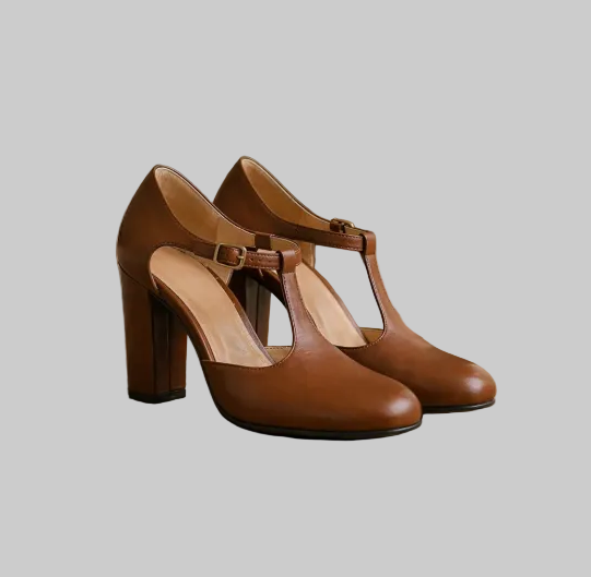Camille – Elegantne Kožne Cipele na Petu
