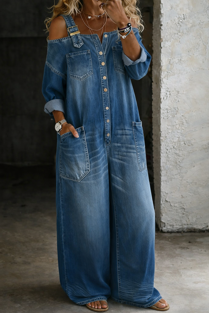 Petra – Moderni Denim Kombinezon