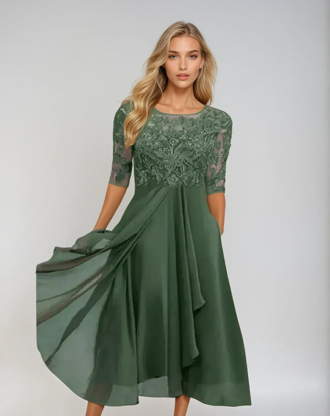 Margherita | Elegantna čipkasta haljina