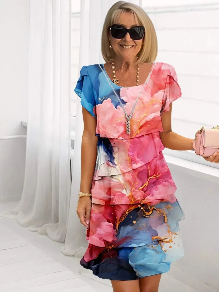 Adèle – Elegantna haljina s naborima