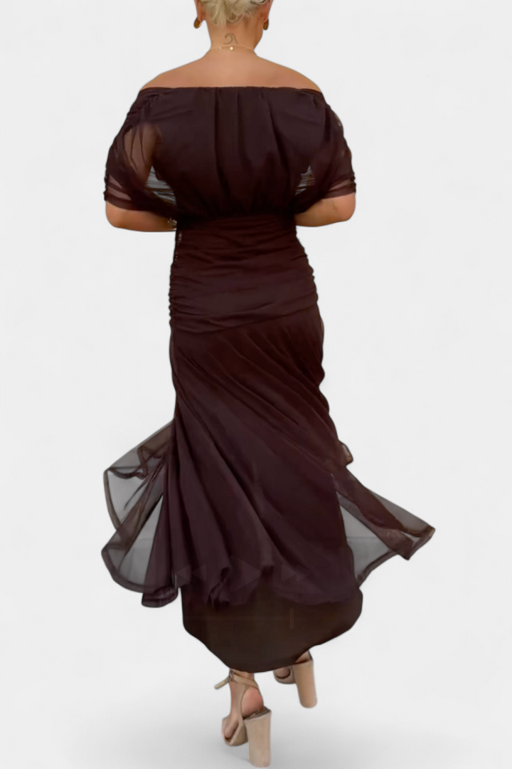 Sophia - Elegantna Cvjetna Plisirane Haljine