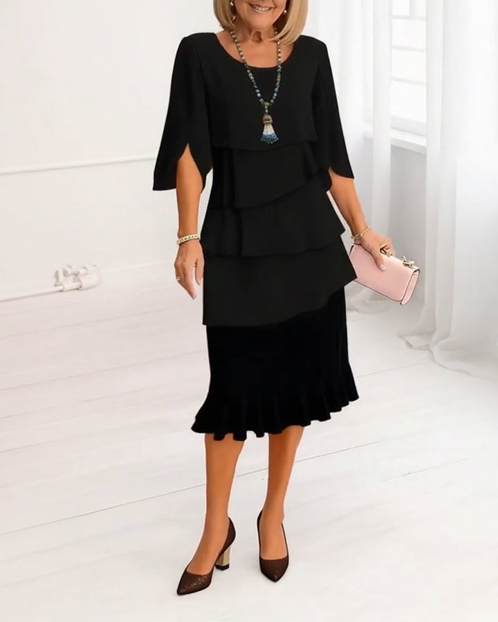 Sophie – Elegantna haljina s naborima