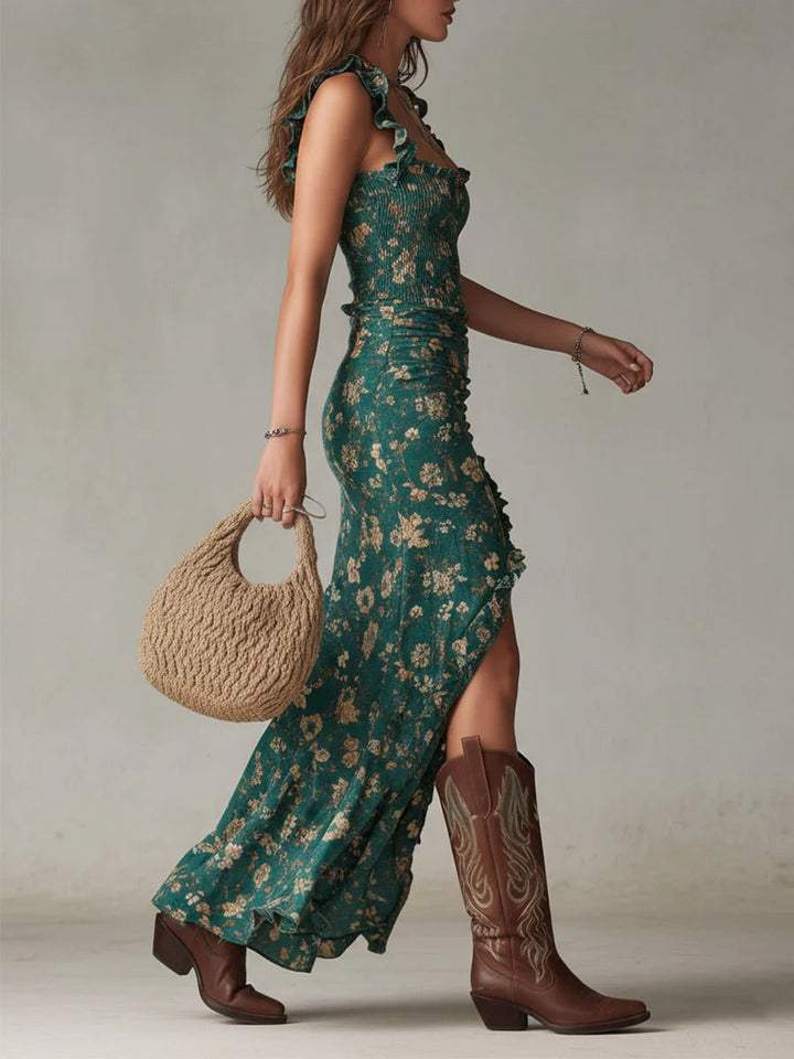 Mika – Boho Retro Maxi Haljina
